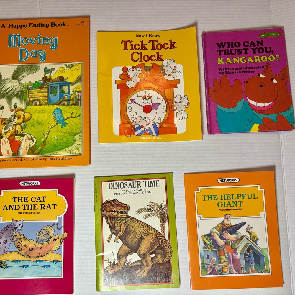 Colourful Vintage Children's Book Collection